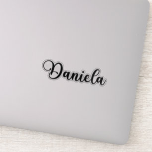 Sticker Nom Daniela - Calligraphie manuscrite
