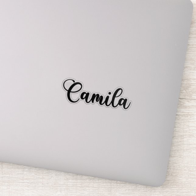 Sticker Nom de Camila - Calligraphie manuscrite (Détail)