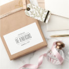 Nom de famille du script moderne Bold