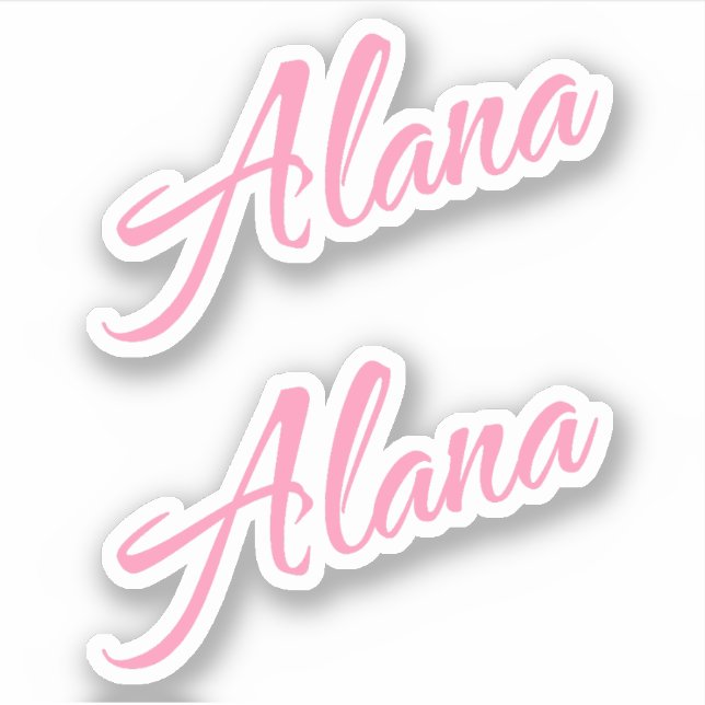 Sticker Nom de l'alana x2 (Devant)