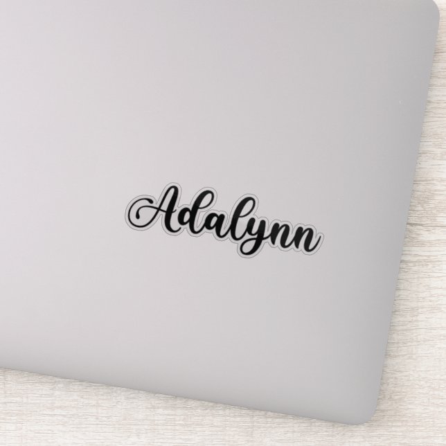 Sticker Nom de l'analyse - Calligraphie manuscrite (Détail)