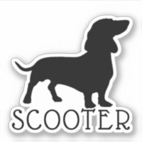 Nom de l'animal Silhouette Teckel Chien