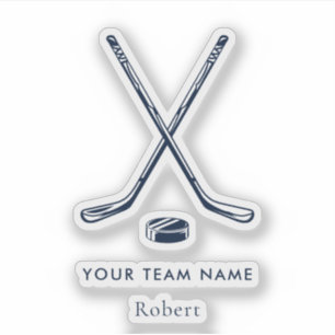 Sticker Nom de l'équipe Joueurs de hockey sur glace Person