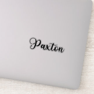 Sticker Nom de Paxton - Calligraphie manuscrite