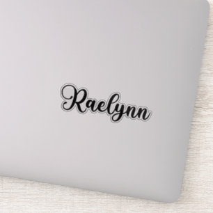 Sticker Nom de Raelynn - Calligraphie manuscrite