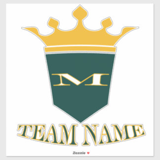 Sticker Nom d'équipe personnalisée élégante personnalisée