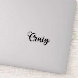 Sticker Nom du craig - Calligraphie manuscrite