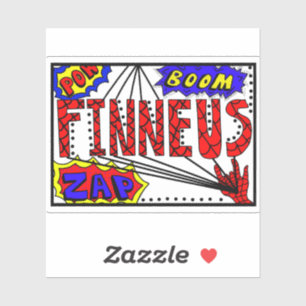 Sticker Nom du garçon Finneus