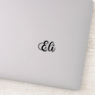 Sticker Nom Eli - Calligraphie manuscrite