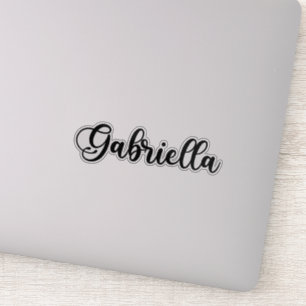 Sticker Nom Gabriella - Calligraphie manuscrite