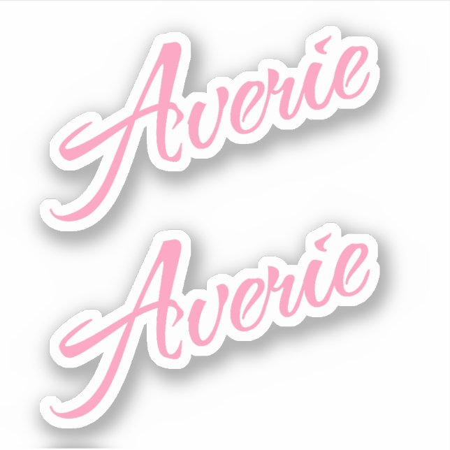 Sticker Nom moyen x2 (Devant)