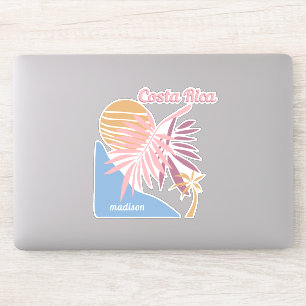 Sticker Nom personnalisé Costa Rica