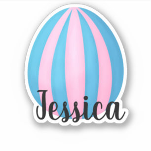 STICKER NOM PERSONNALISÉ EASTER EGG