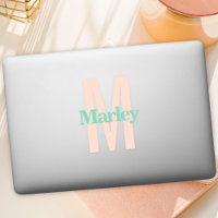 Nom personnalisé Portable de logo Monogramme moder