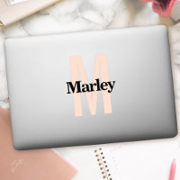 Nom personnalisé Portable de logo Monogramme moder