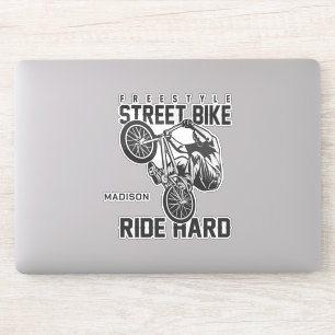 Sticker Nom personnalisé Vélo de rue