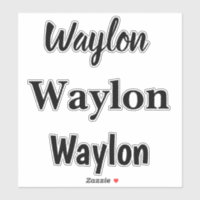 Nom Waylon En Courbe,