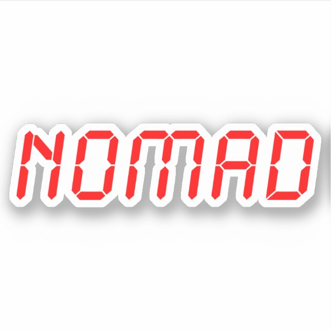 STICKER NOMAD NUMÉRIQUE (Devant)