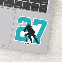 Nombre de joueuses Turquoises de hockey sur mesure