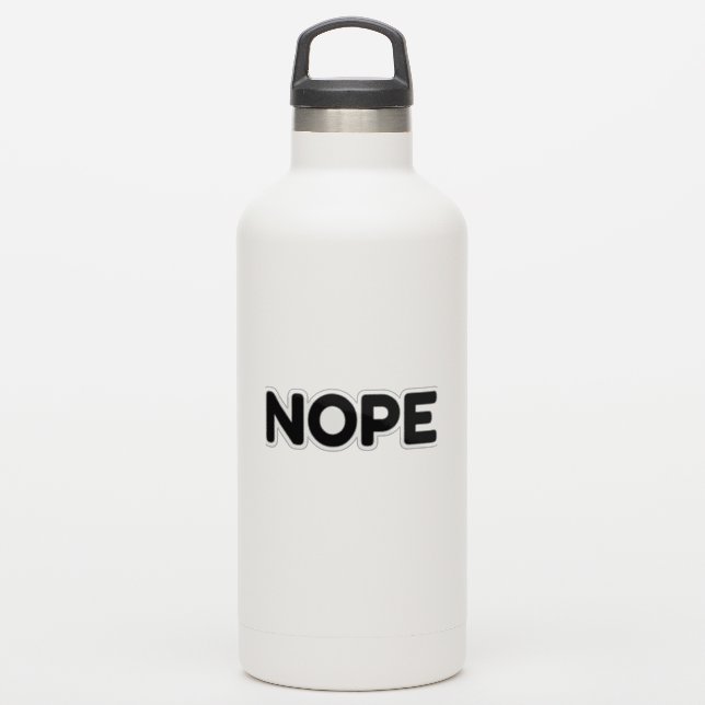 STICKER NOPE (Gourde)