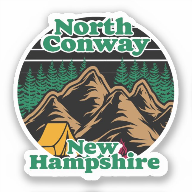 Sticker North Conway, New Hampshire (Recto)