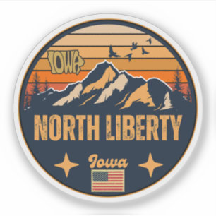 Sticker North Liberty, Iowa