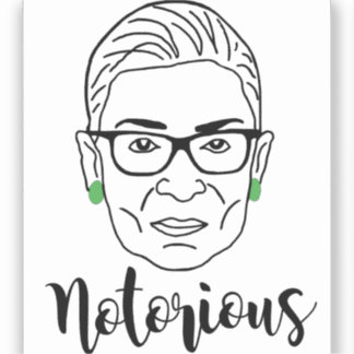 Sticker Notorious RBG Mug - Ruth Bader Ginsburg