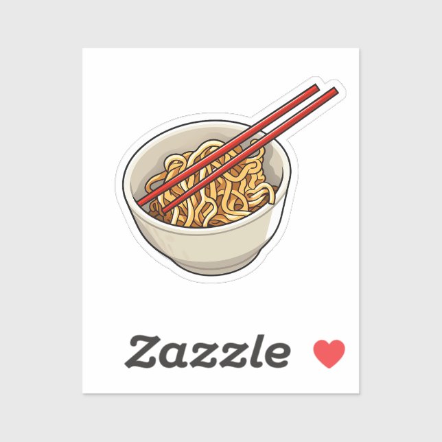 Sticker Nouille de dessin (Feuille)