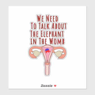 Sticker Nous Devons Parler De L'Éléphant Dans La Plage De 