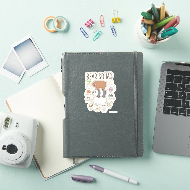 Sticker Nous les ours nus - Journal des équipes d'ours (Couverture iPad)