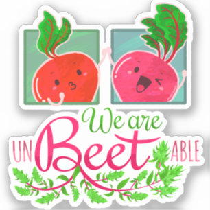 Sticker Nous sommes inacceptables - Jardin Punny