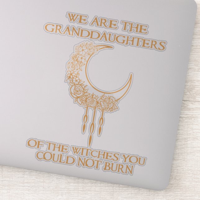 Sticker Nous sommes les petites filles des sorcières (Détail)