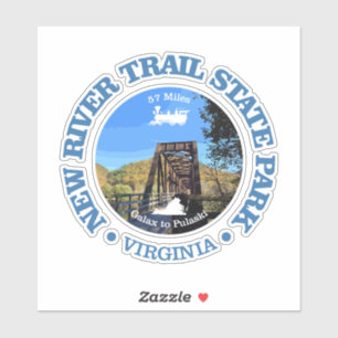 Sticker Nouveau sentier fluvial SP (cyclisme c)