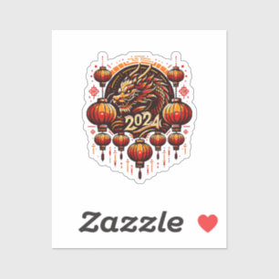 Sticker nouvel an chinois 2024