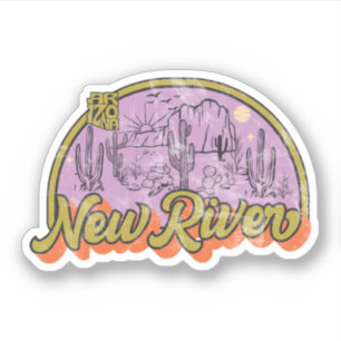 Sticker Nouvelle Rivière, Arizona 