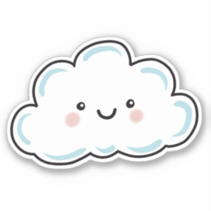 Sticker Nuage heureux 