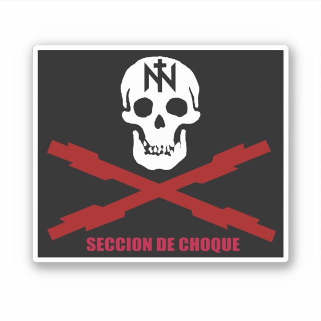 Sticker NÚCLEO NACIONAL Sección de Choque (Devant)