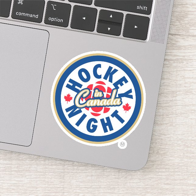 Sticker Nuit de hockey au Canada (Détail)