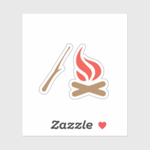 Sticker Nuits du feu de camp