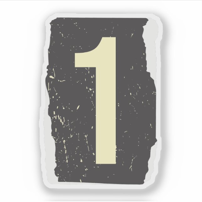 Sticker Number Magazine Ransom 1 (Devant)