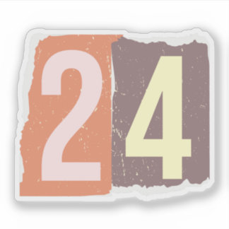 Sticker Number Magazine Ransom 24