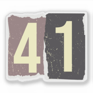 Sticker Number Magazine Ransom 41