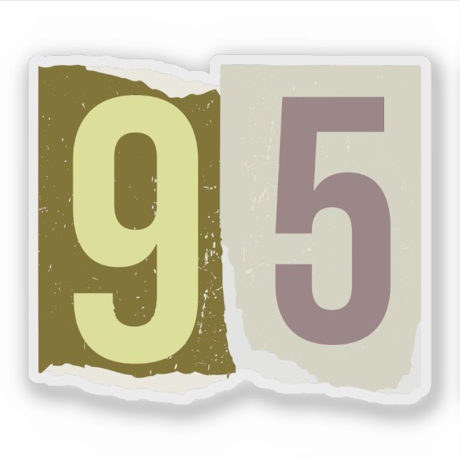 Sticker Number Magazine Ransom 95 (Devant)