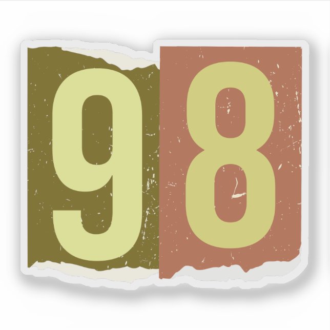 Sticker Number Magazine Ransom 98 (Devant)