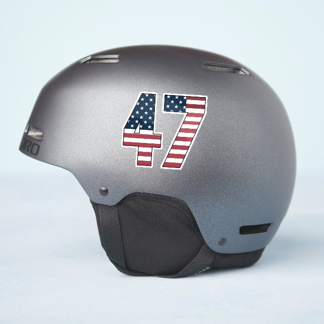 Sticker numéro 47 (Côté casque)