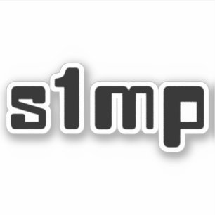 Sticker Numéro Un Simp