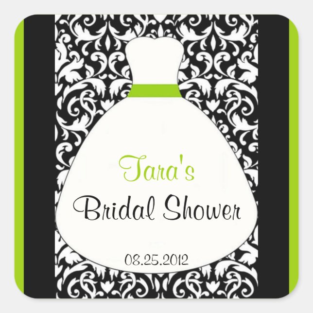 Sticker nuptial Damask (Devant)