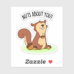 Sticker Nuque À Propos De Vous Drôle Écureuil Pun