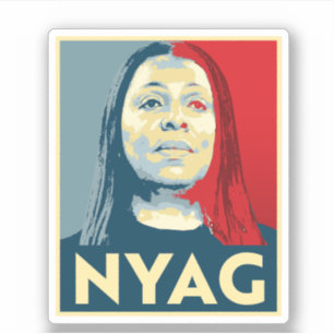 Sticker NYAG Letitia James
