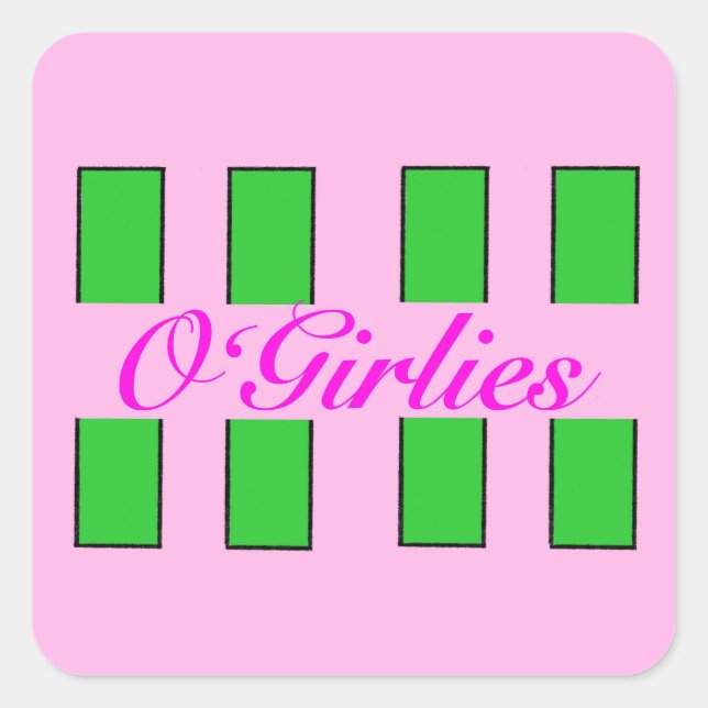 Sticker O’Girlies (Devant)